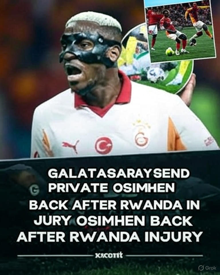 Galatasaray just came out with details on Victor Osimhen’s injury mess from that Rwanda game